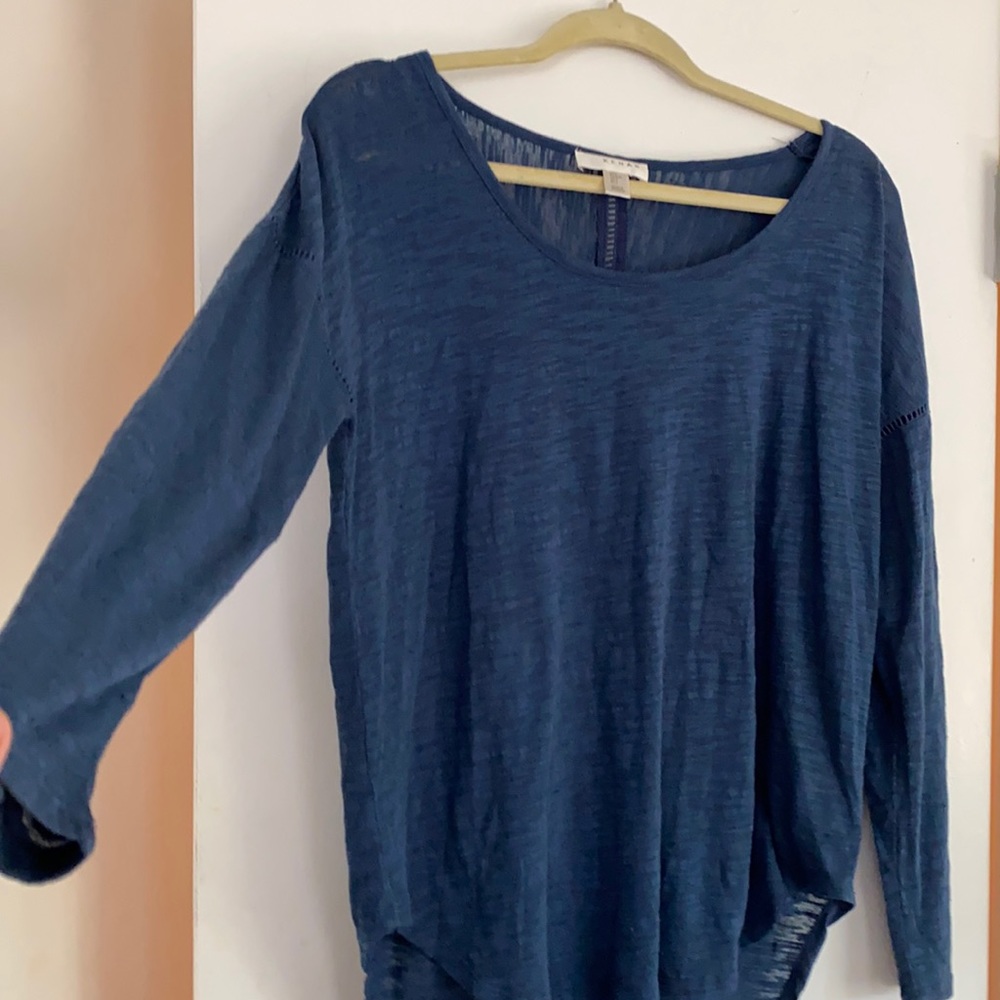 Flowy Blue Blouse